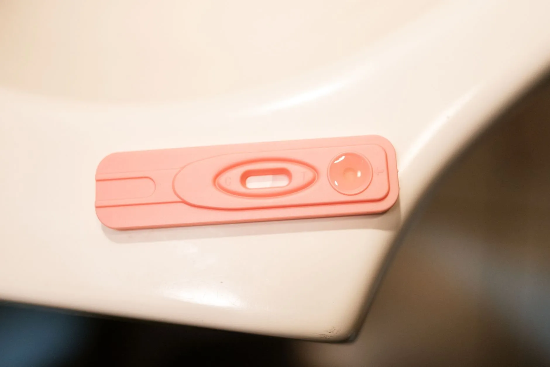 A pregnancy test