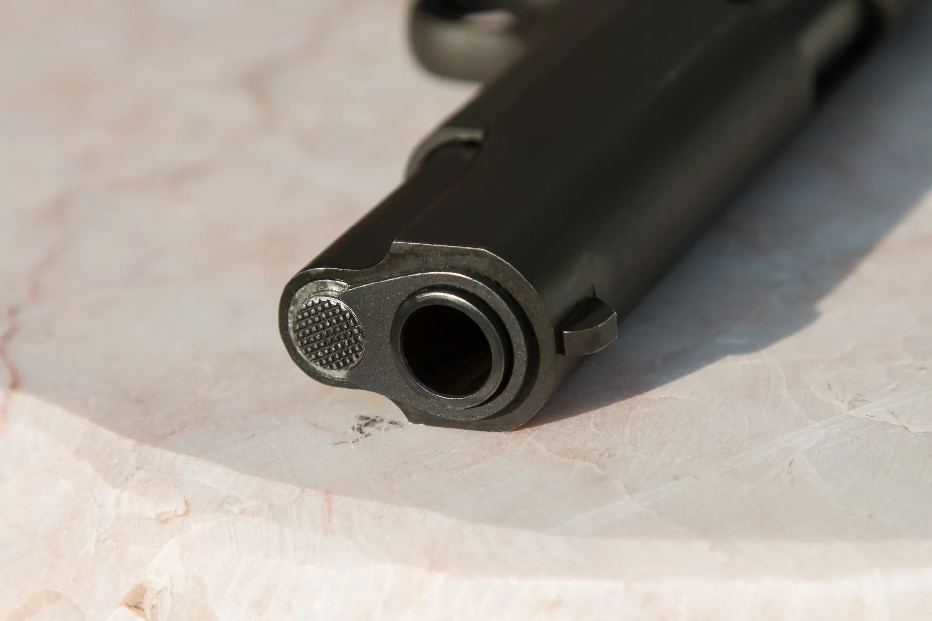 A gun barrel